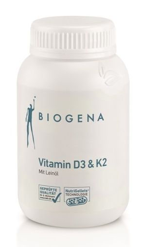 Vitamin D3 & K2, 120Kps., 46g