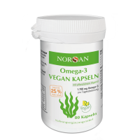 Omega-3 Vegan Kapseln Norsan, 80Kps., 82,6g