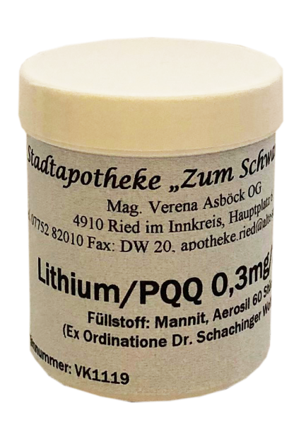 Lithium/PQQ 0,3 mg/20 mg, 60Kps.